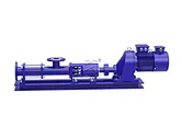 G gearbox driven screw pump front view